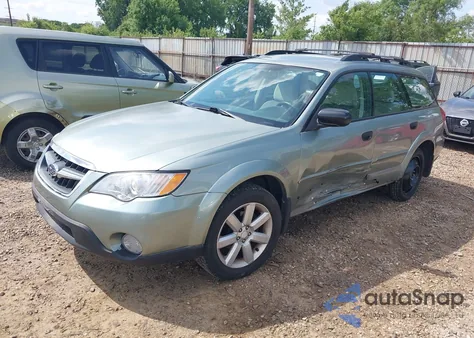 2009 Subaru Outback 2.5I z USA, uszkodzony, nr VIN 4S4BP61C197335932
